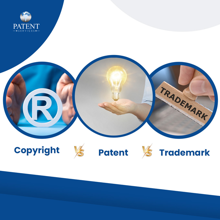 Copyright-Vs-Trademark-Vs-Patent